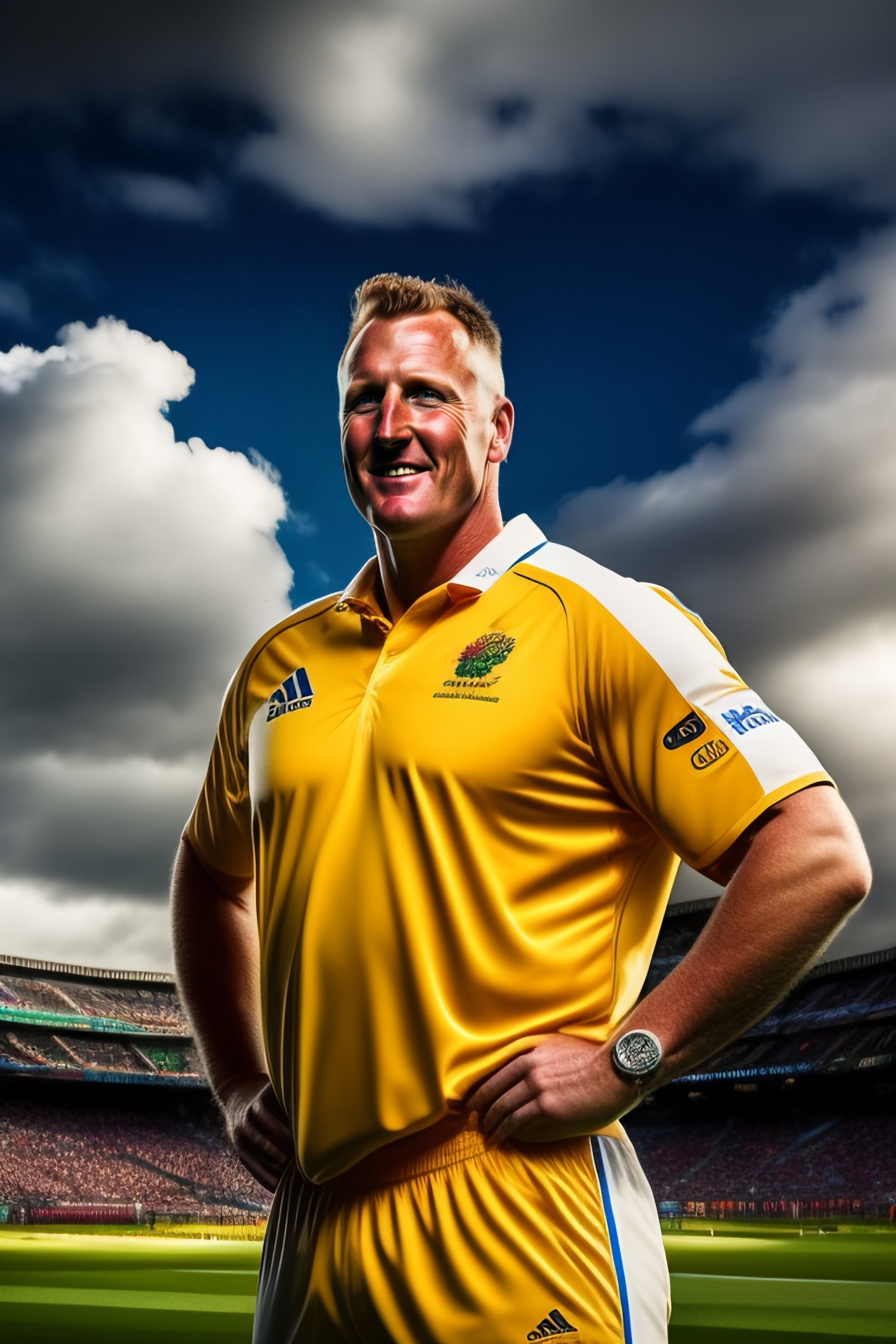 Lexica Doddie Weir as god, heaven, portrait, renaissance painting