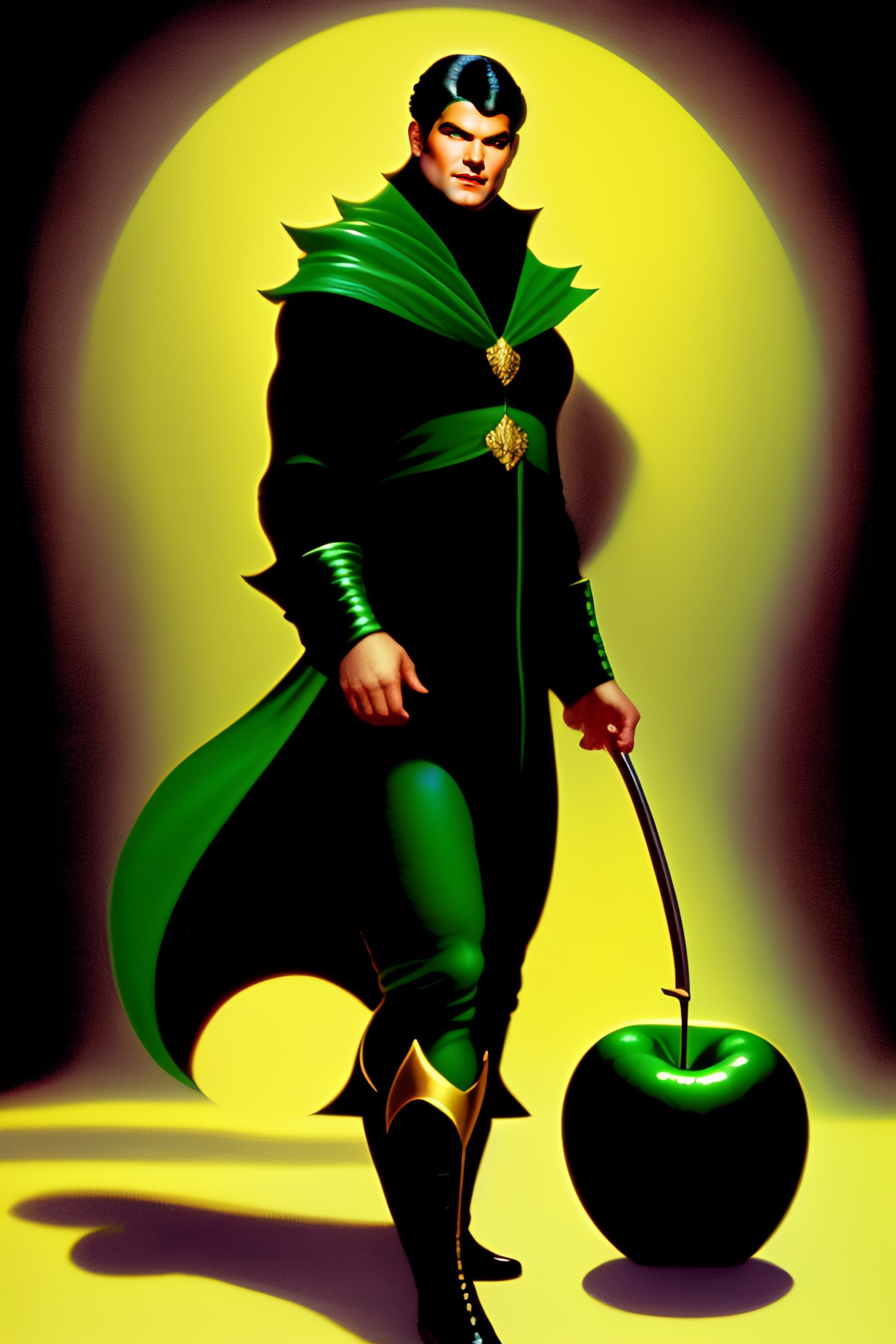 Lexica - The supervillain was a short, rotund figure with a round face ...