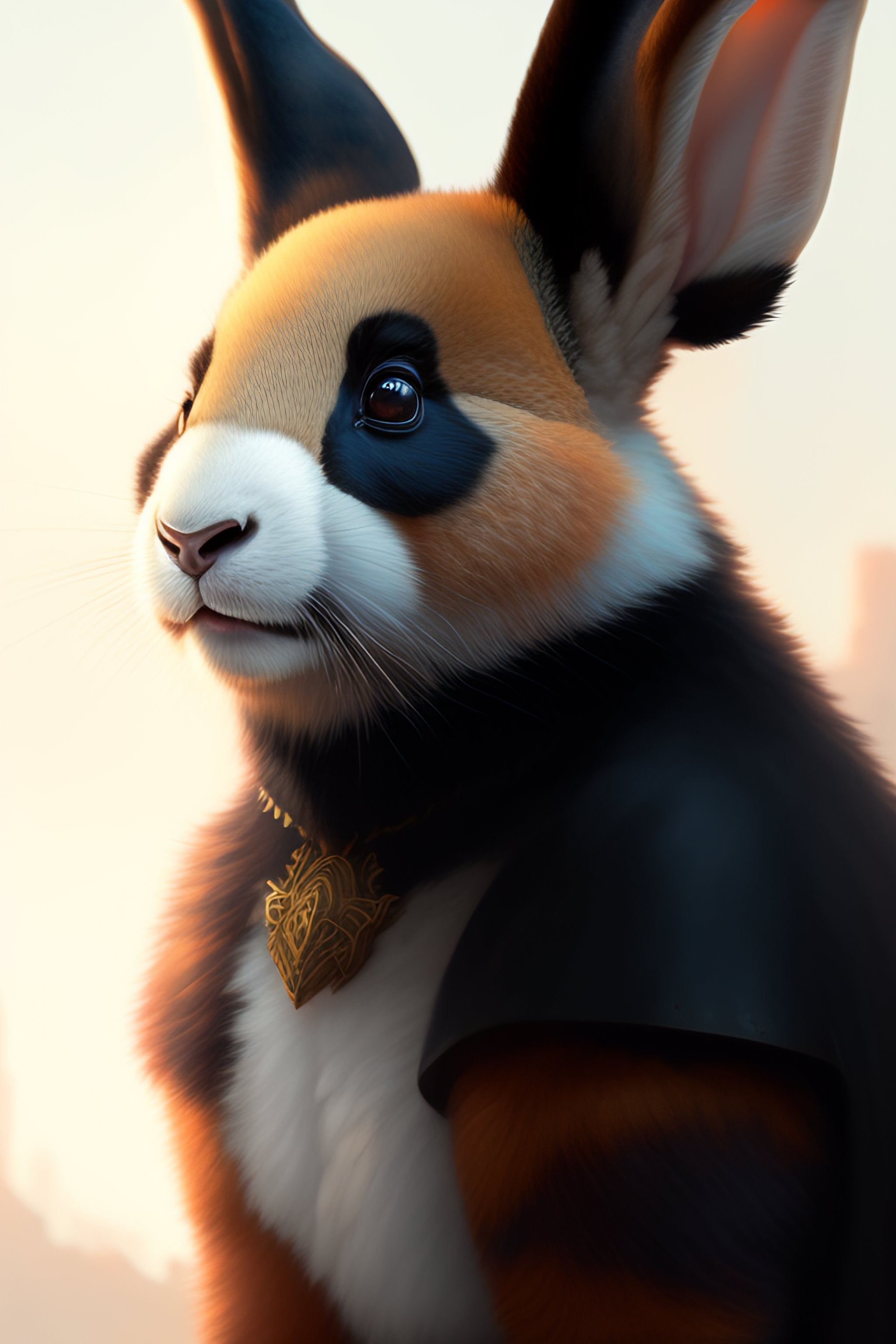Lexica - Chimera of a rabbit and a panda, character concept design ...