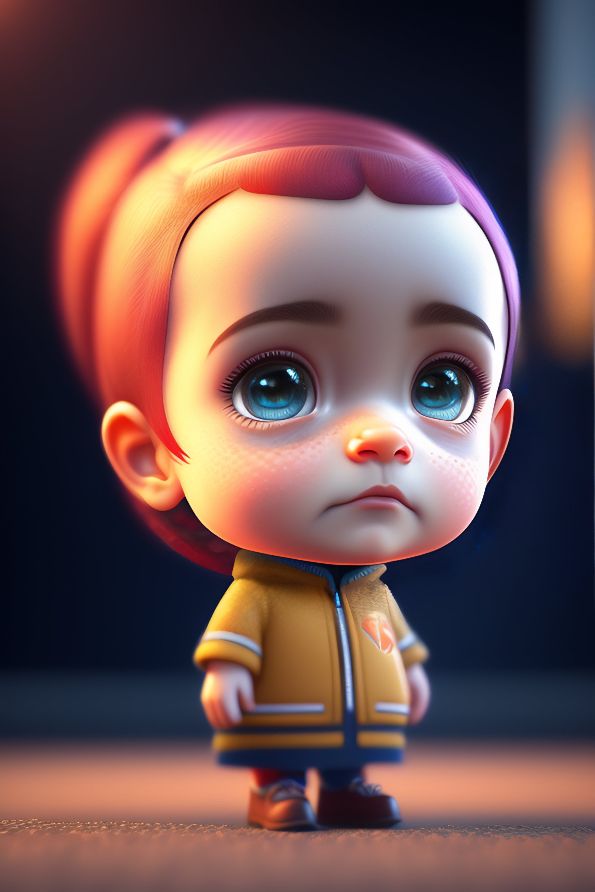 Lexica - Pixar style little girl, 4k, 8k, unreal engine, octane render ...