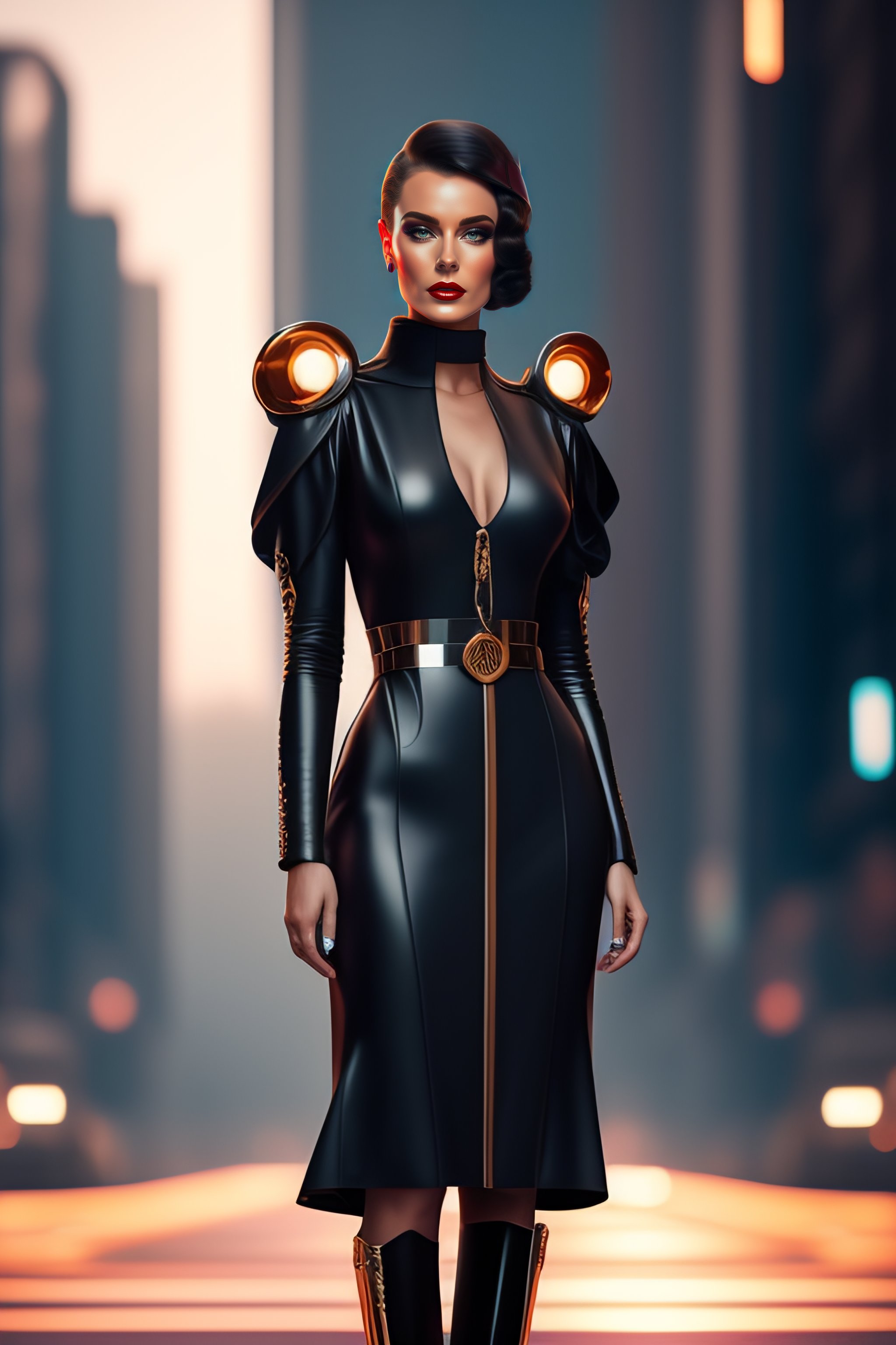 Lexica - Sexy woman in simon stalenhag style 1920s futuristic ...