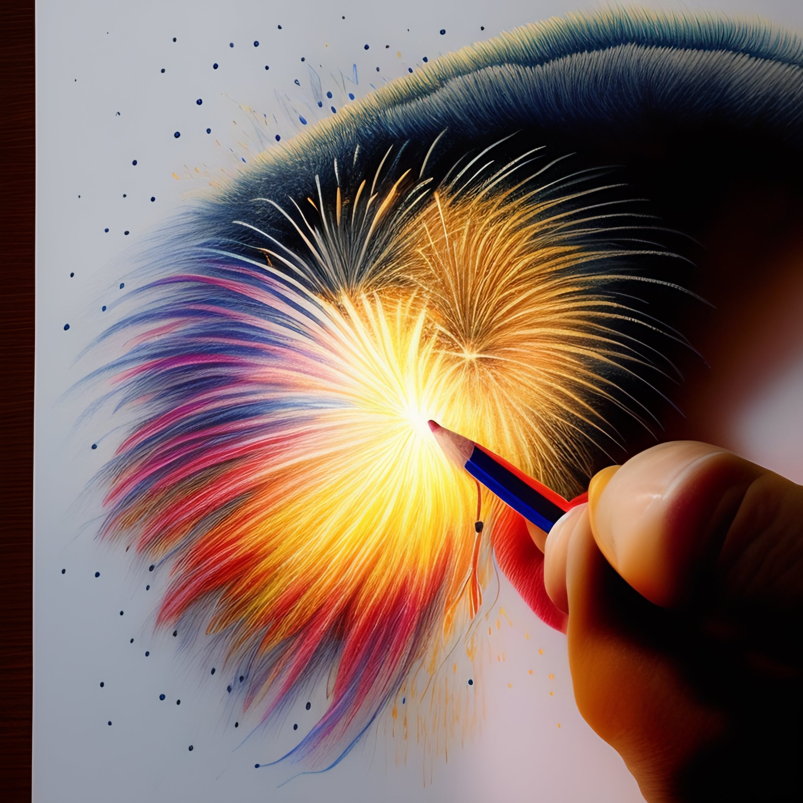 Lexica Handdrawn sketch fireworks, pencil sketch, pencil drawing by hand