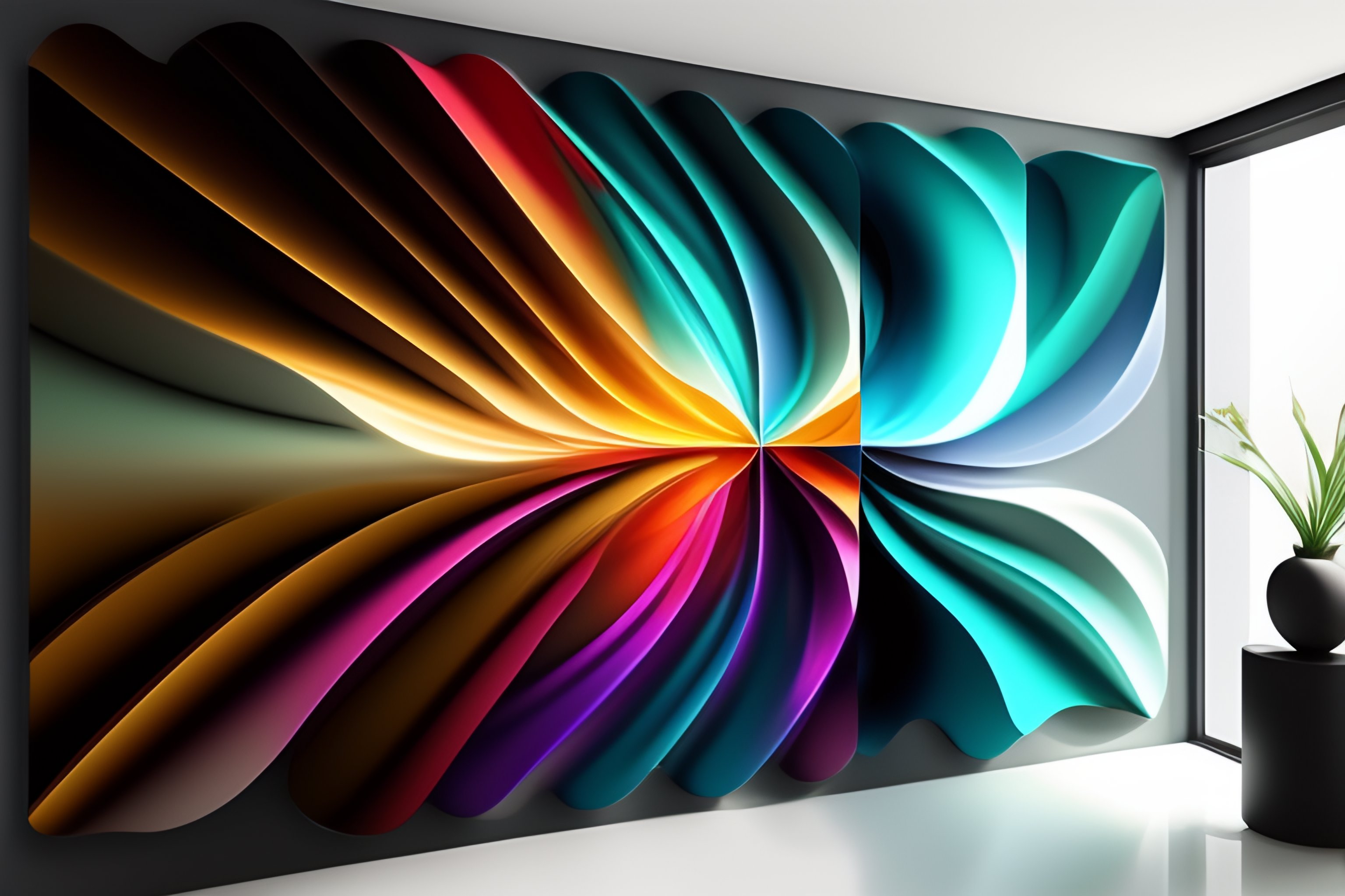 Lexica Cothic 4d abstract wall art