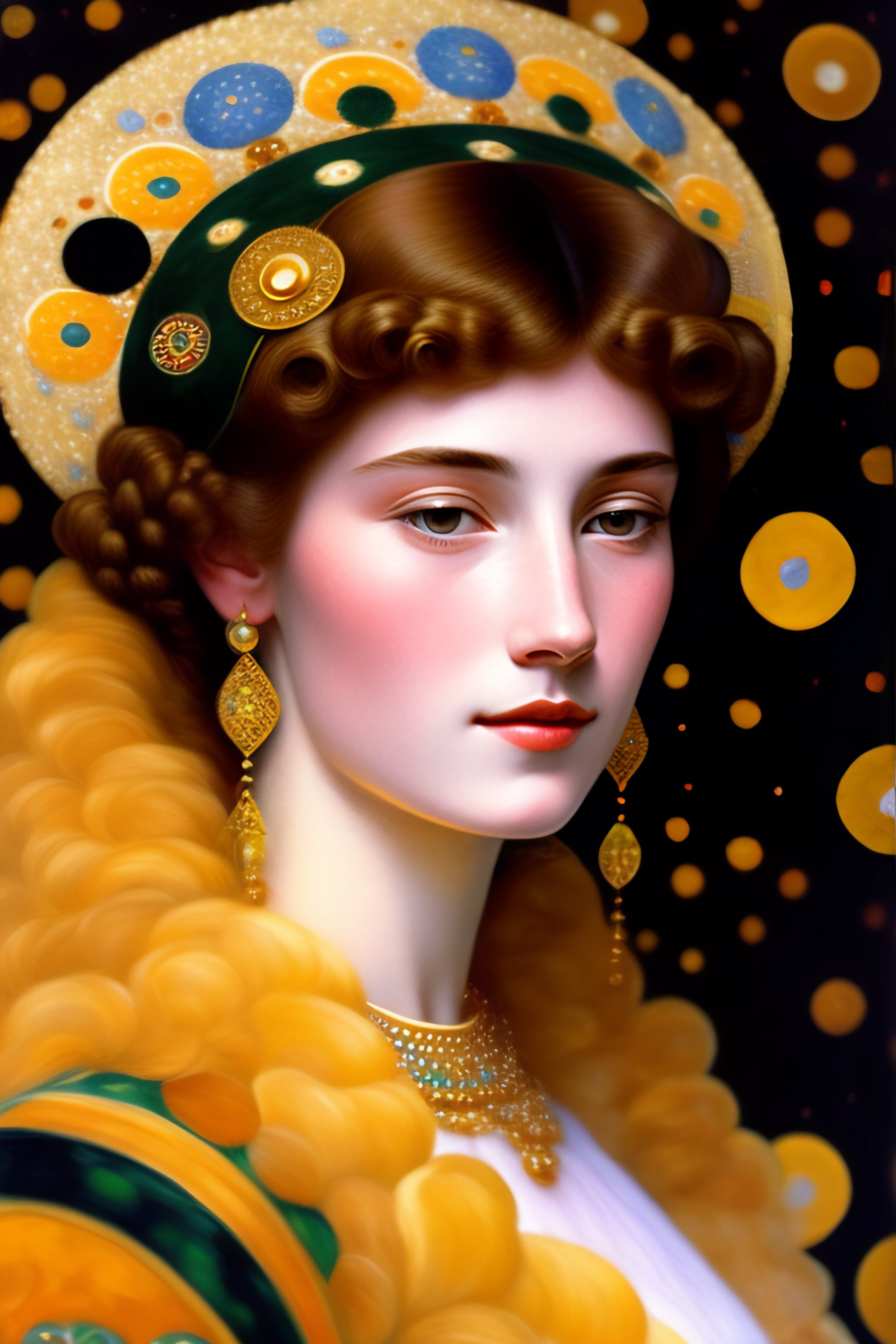 Lexica Beautiful princess,by Gustav Klimt