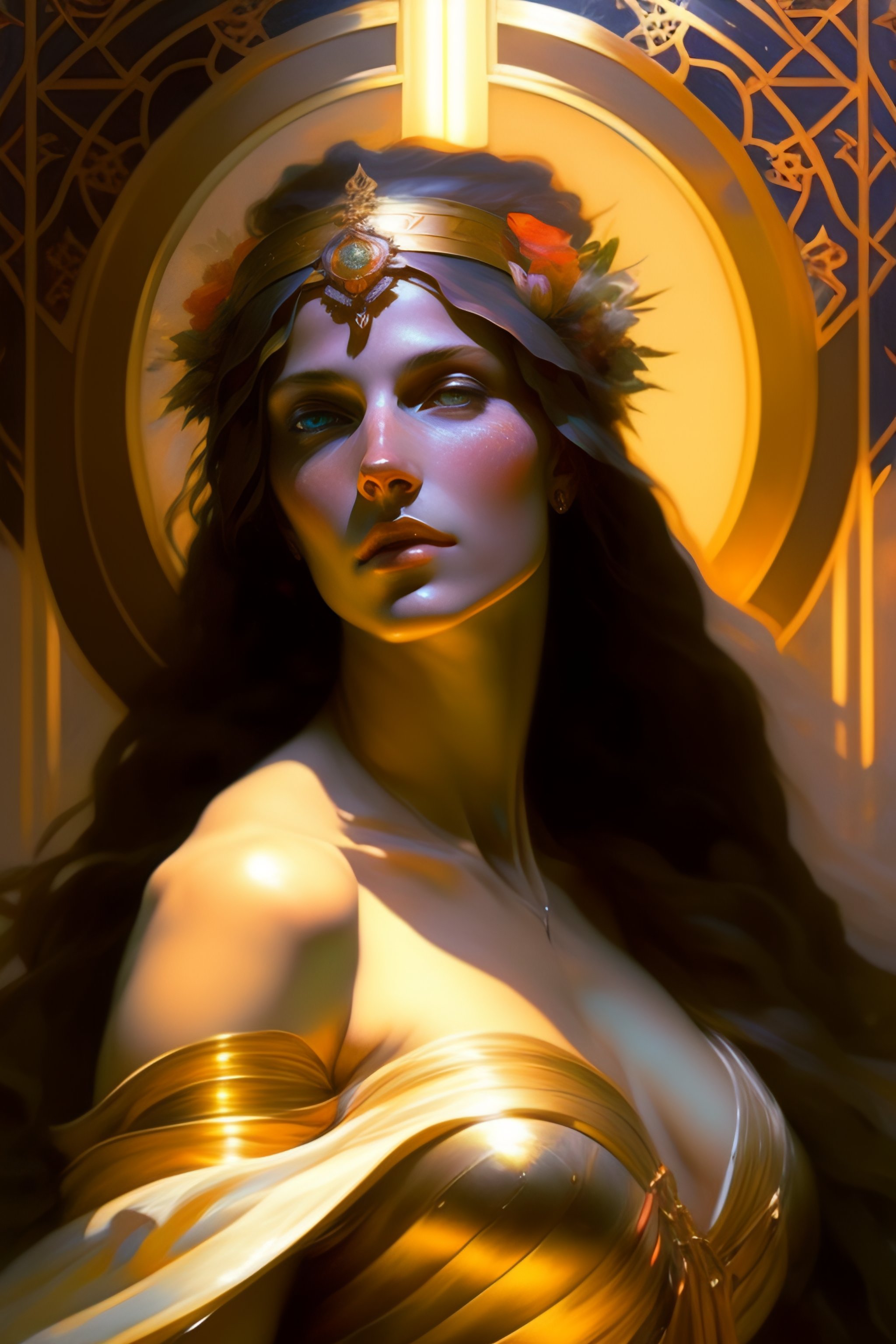 Lexica By Greg Rutkowski E Alphonse Mucha Jesus Christ