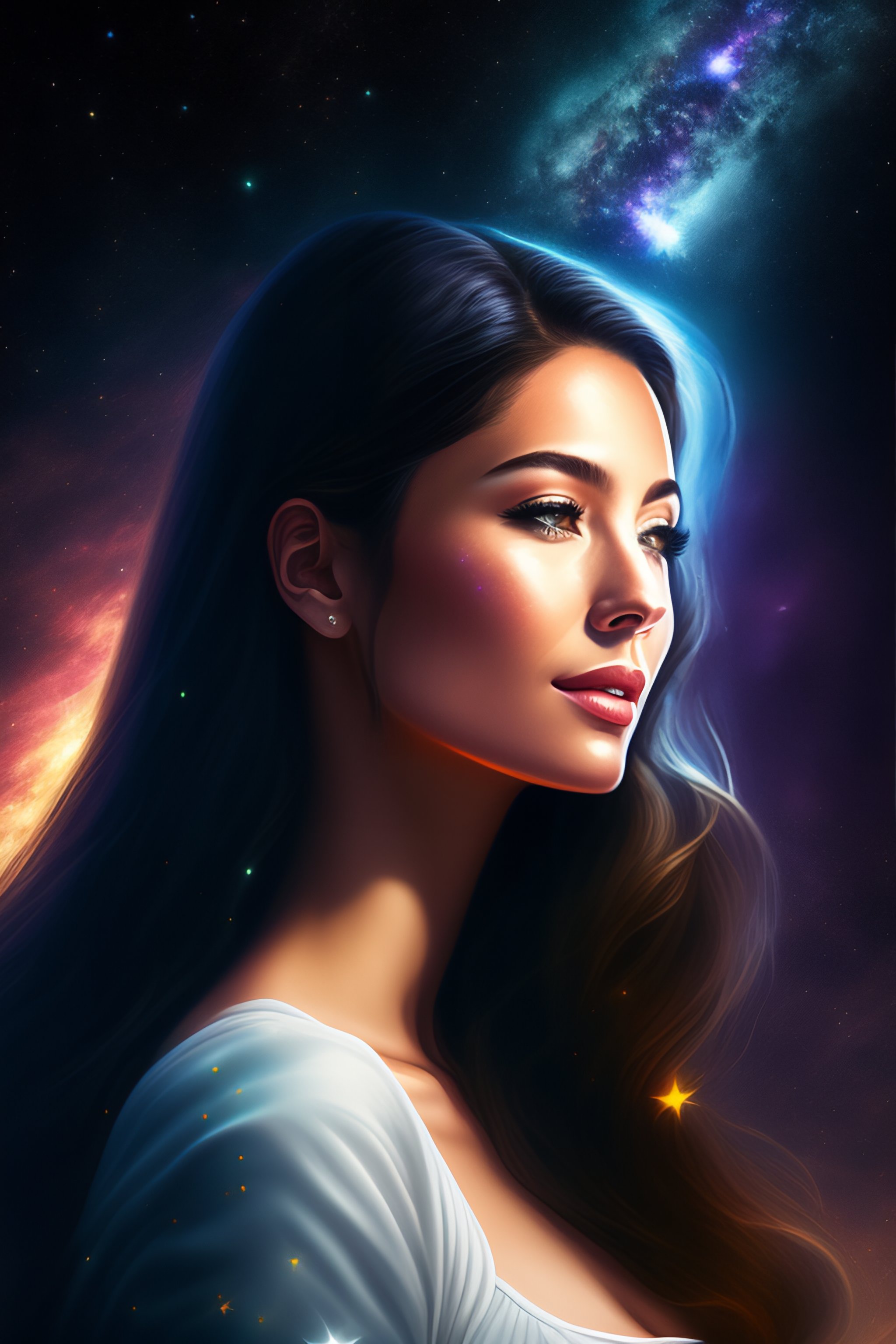 Lexica - Protrait, Game, Starry Sky