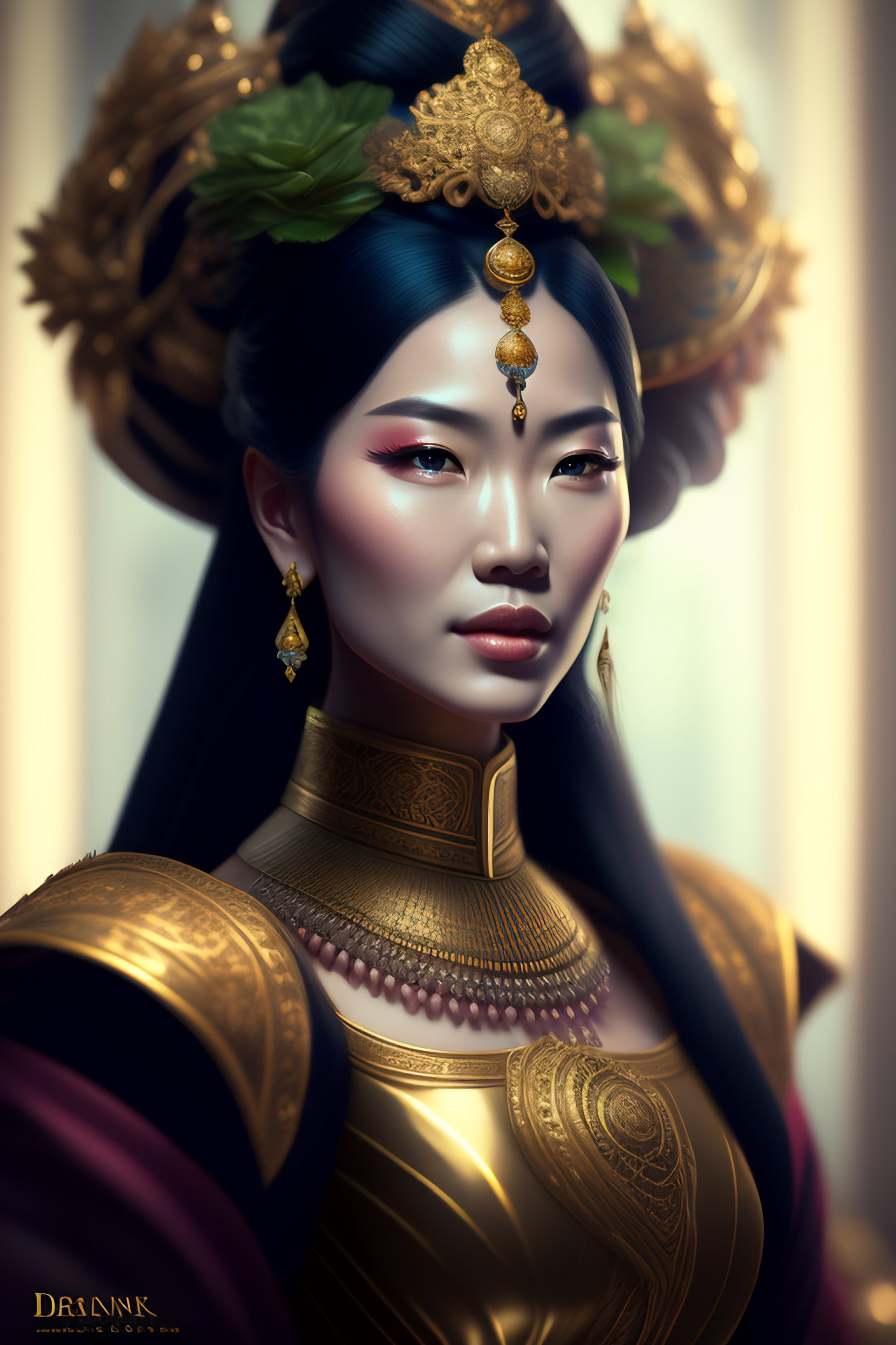 Lexica - A beautiful empress portrait, with a brilliant, symmetrical ...