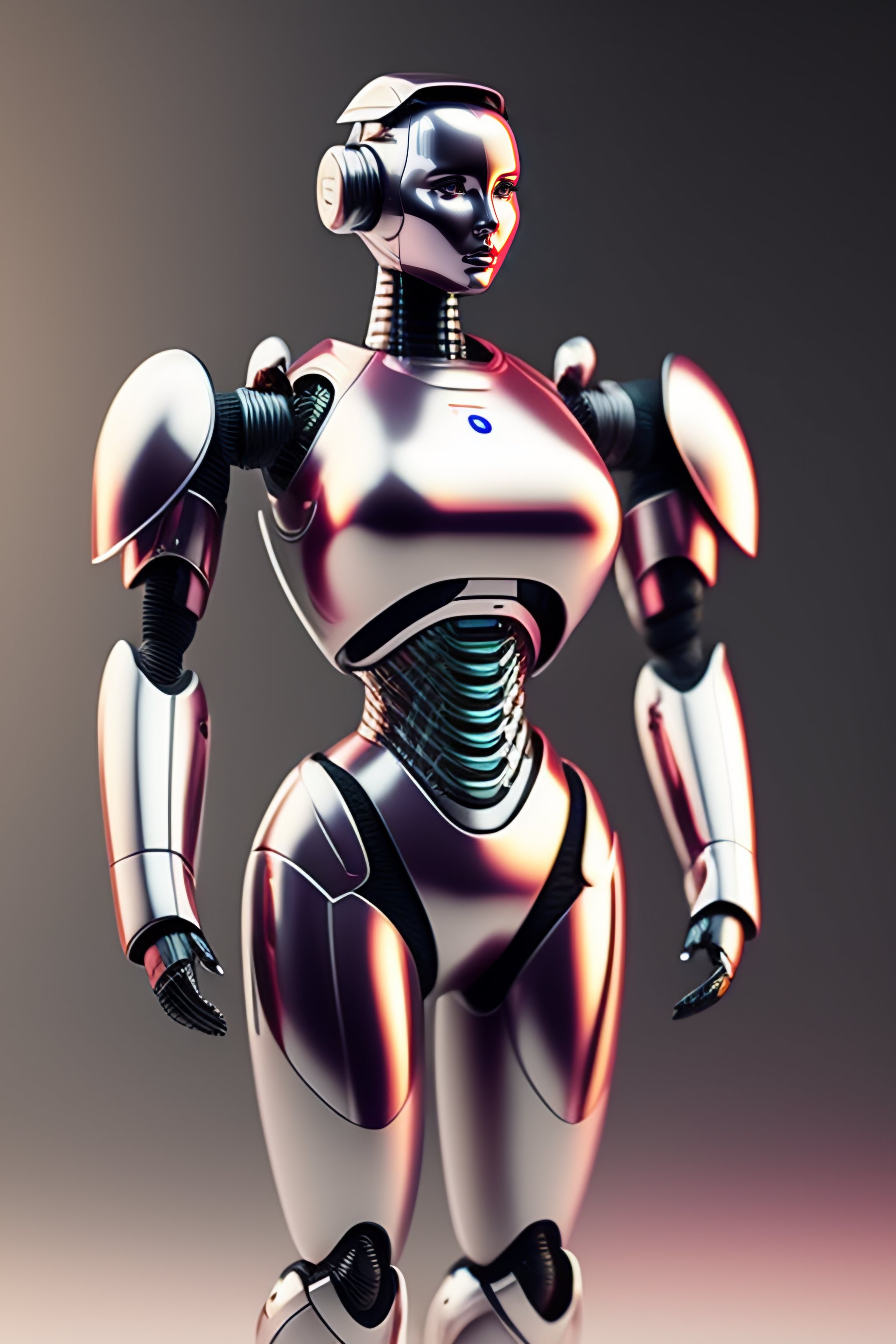 Lexica Future Mom Robot Athletic Body Product Photography