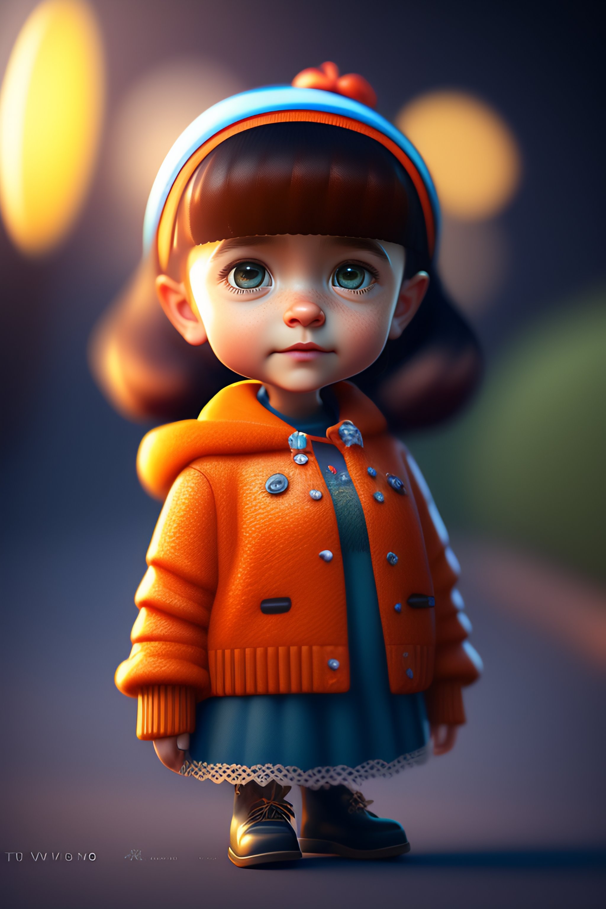 Lexica - Pixar style little girl, 4k, 8k, unreal engine, octane render ...