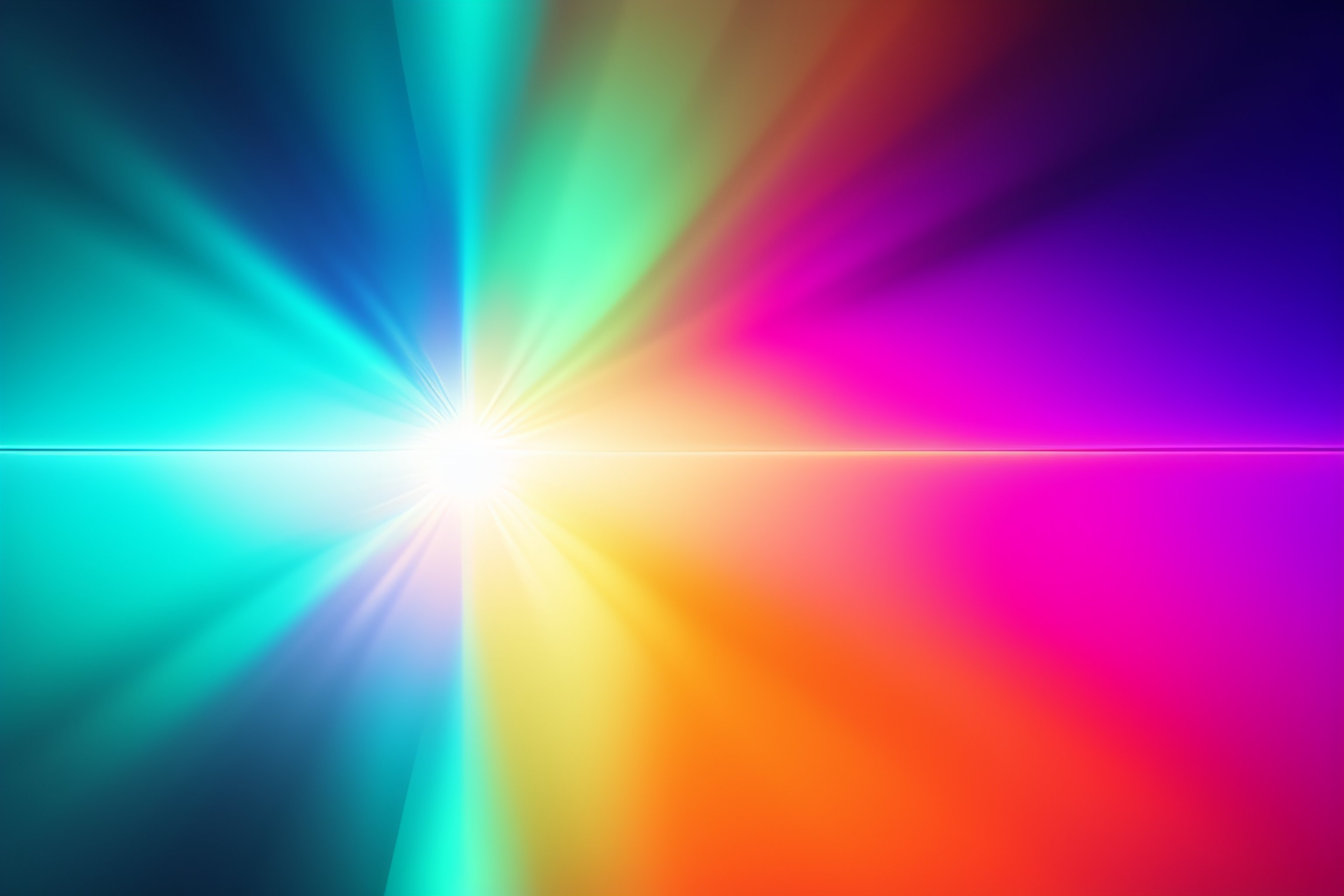 Lexica - High resolution desktop wallpaper, diffraction pattern, teal