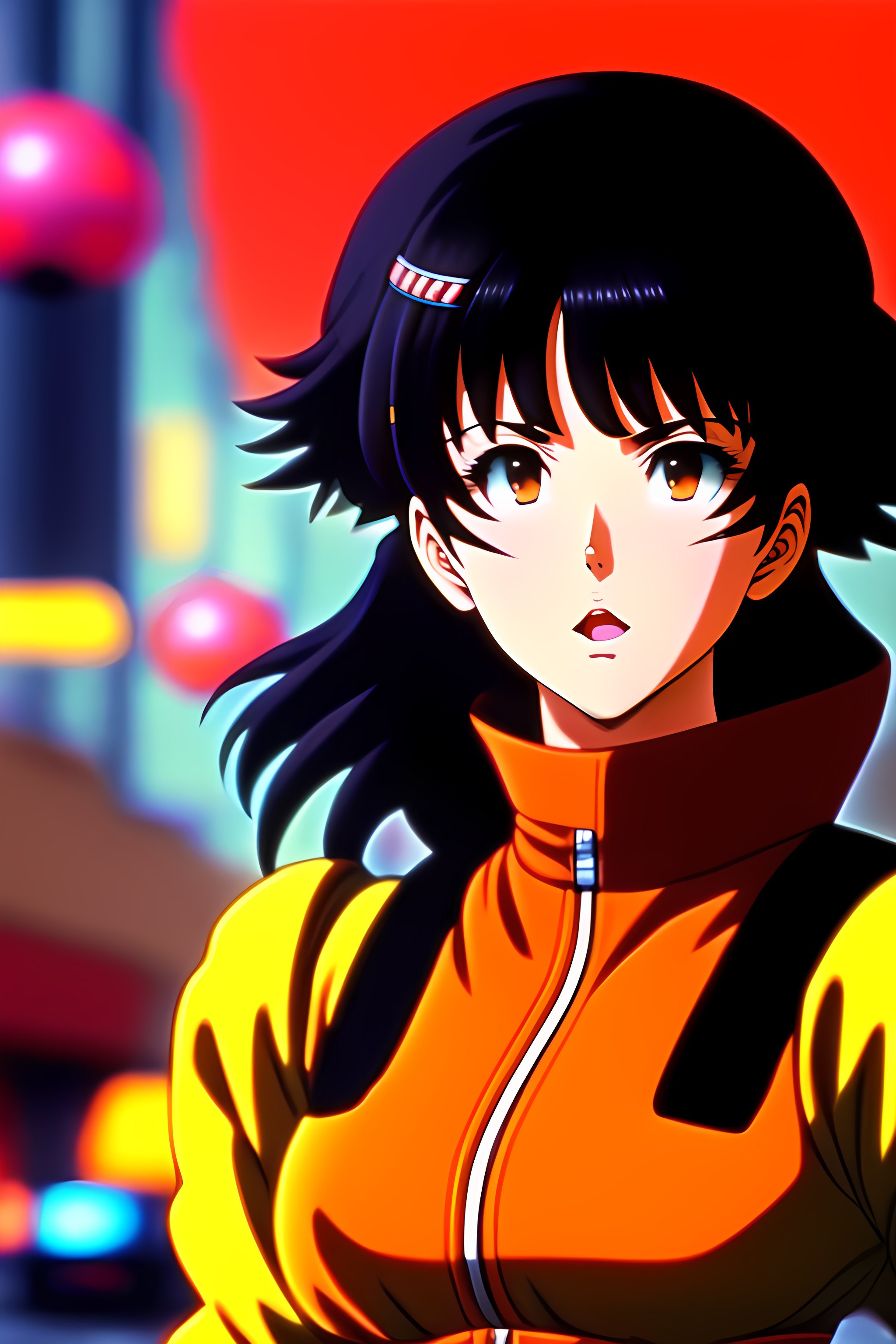 Lexica - Vintage anime screenshot from Akira, 90’s anime aesthetic. A ...