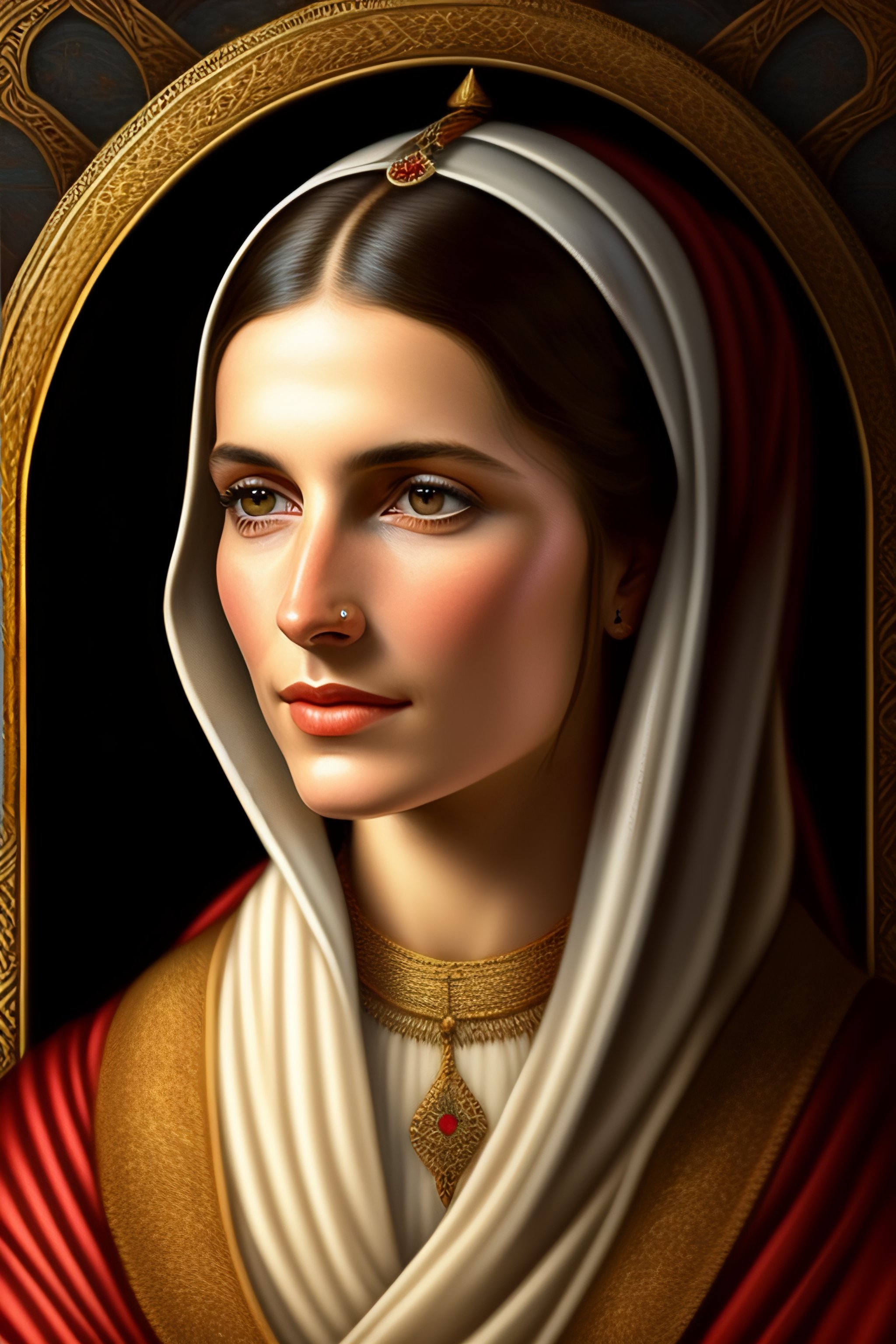 Lexica - Sai Bennett As European Woman In Medieval Style, Detailed, Art