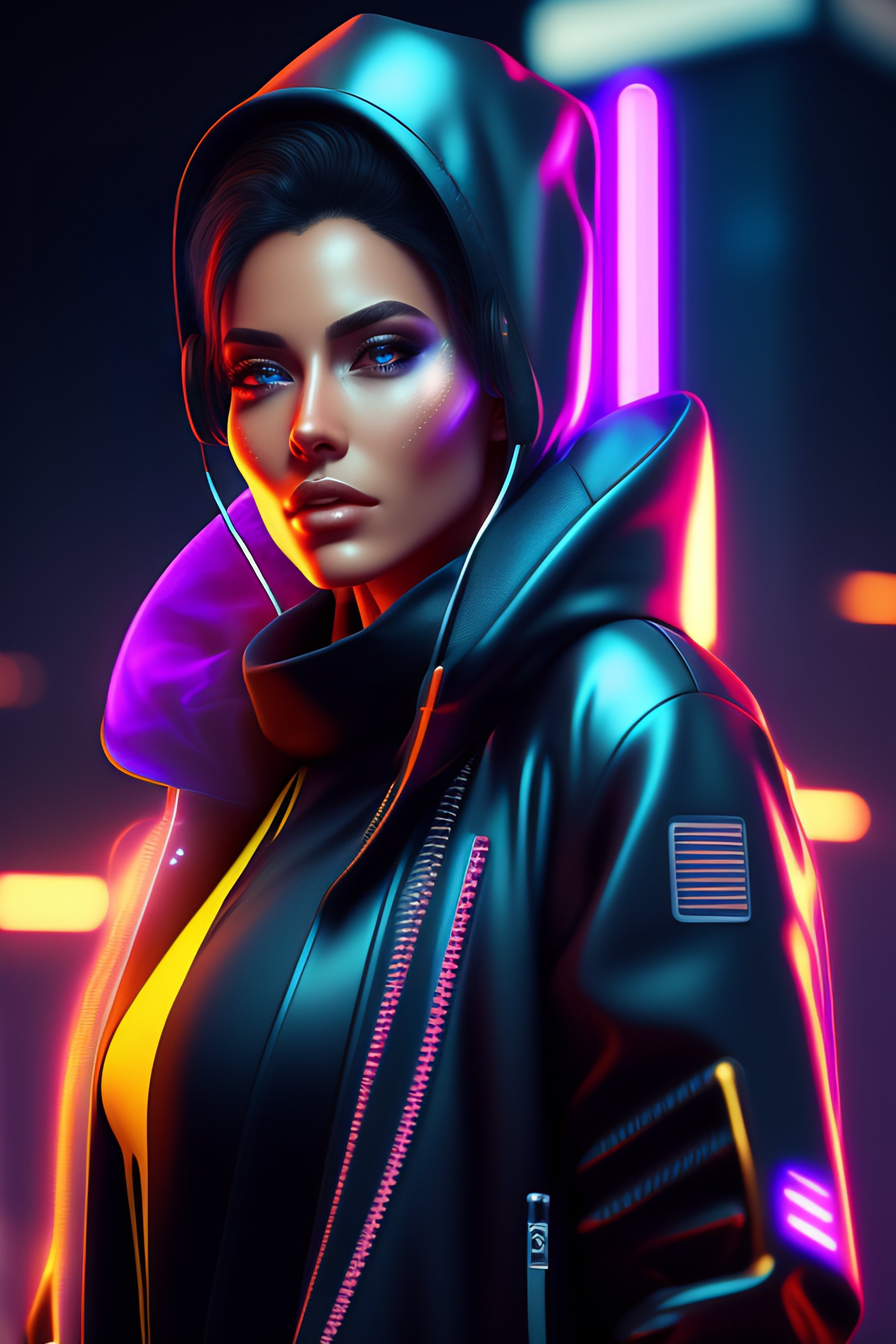 Lexica - Futuristic hacker, light effects, digital art, cyber punk ...