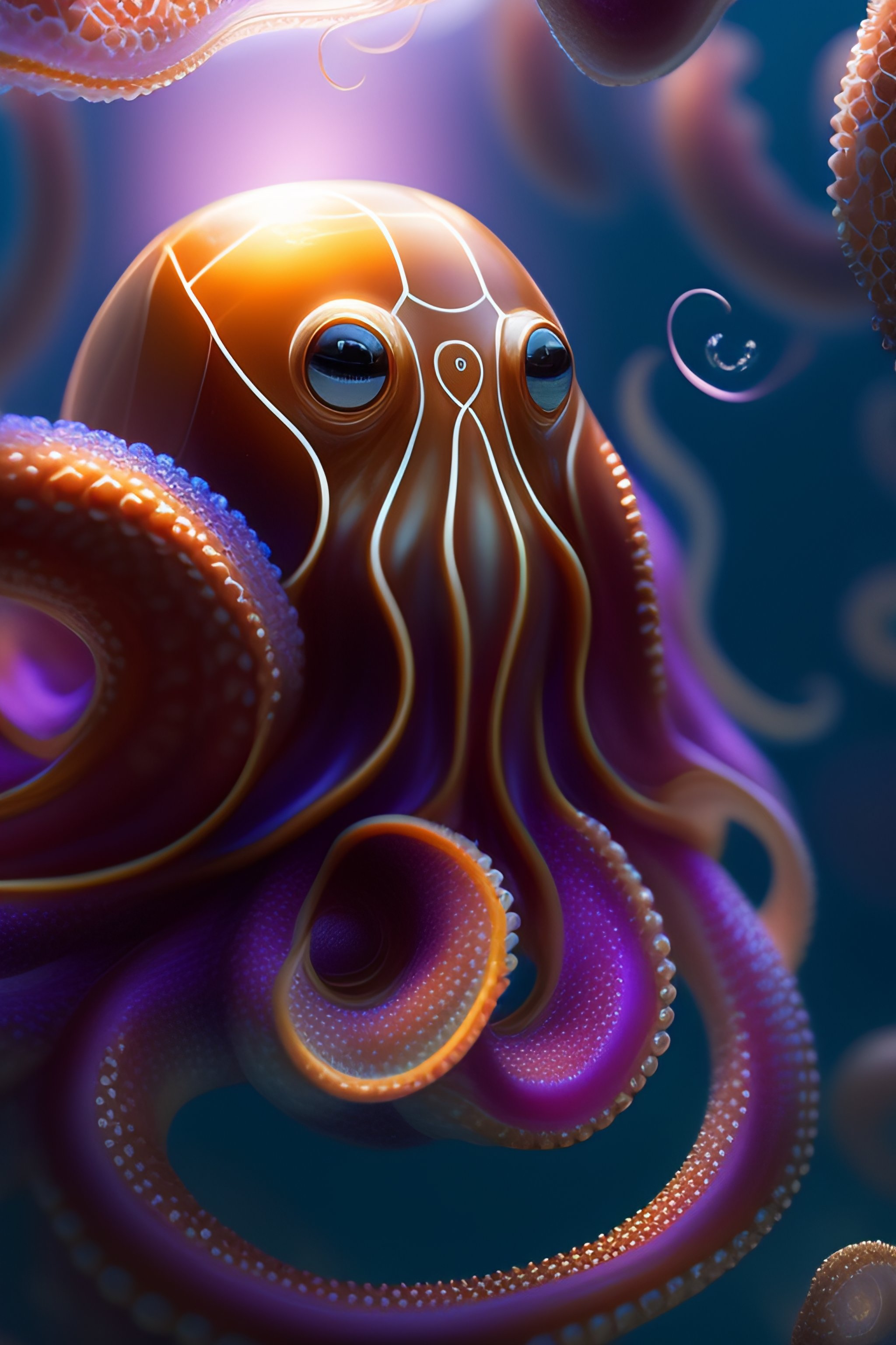 Lexica - Art of an octopus as an object of meditation, hyper realism ...