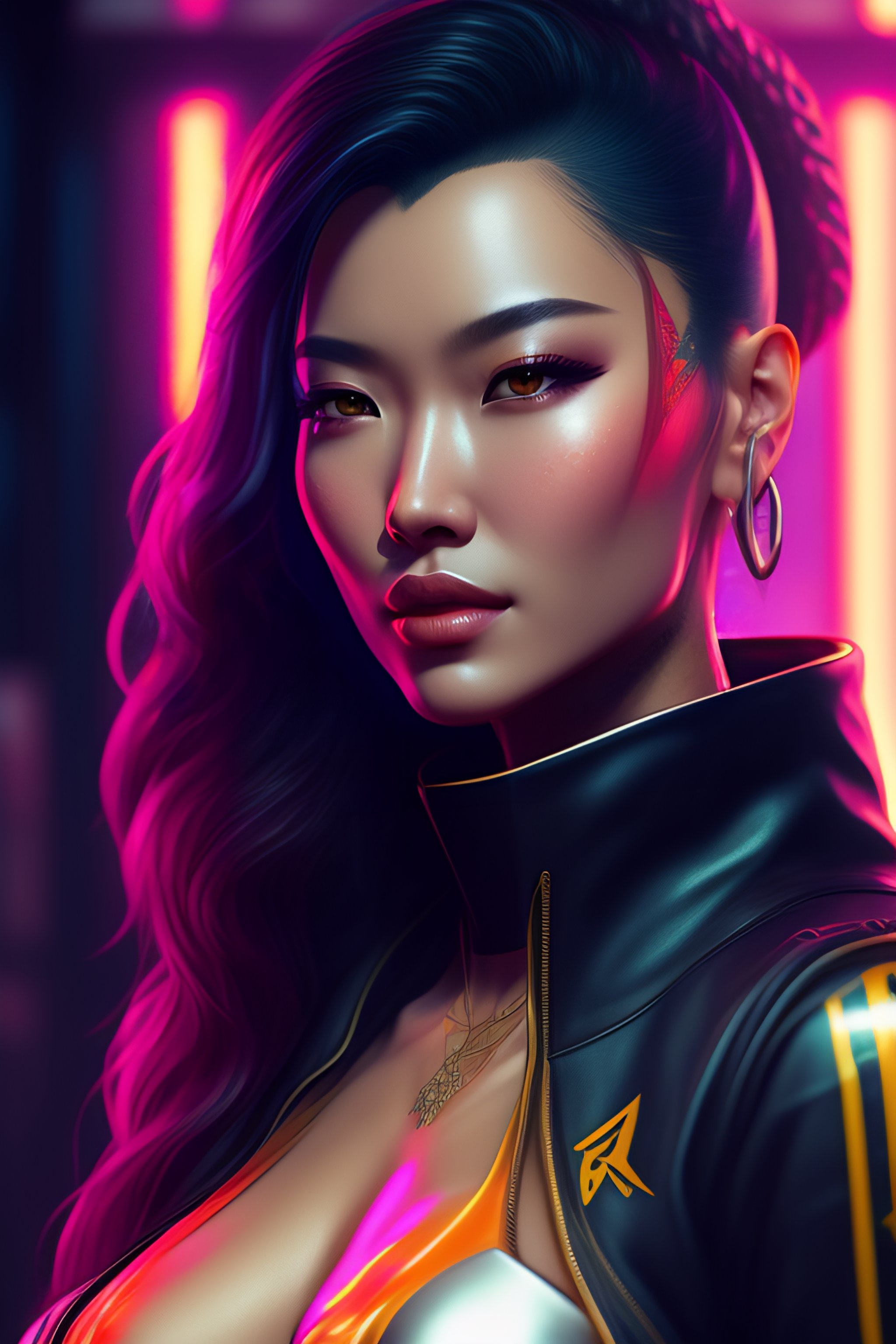 Lexica Beautiful Full Body Character Concept Art Cyberpunk 2077 Girl Digital Art 3126