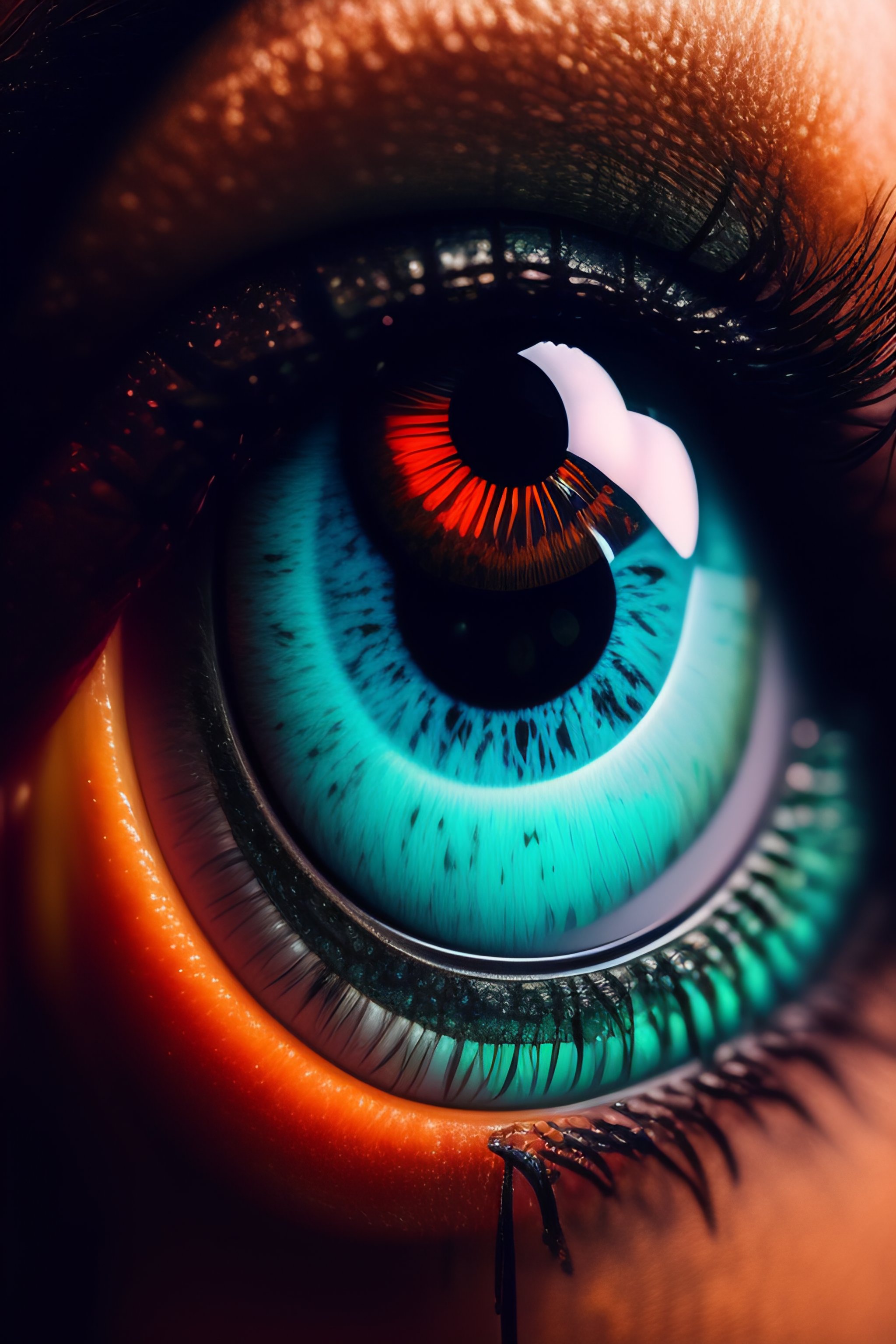 Lexica - A monster covered in eyes