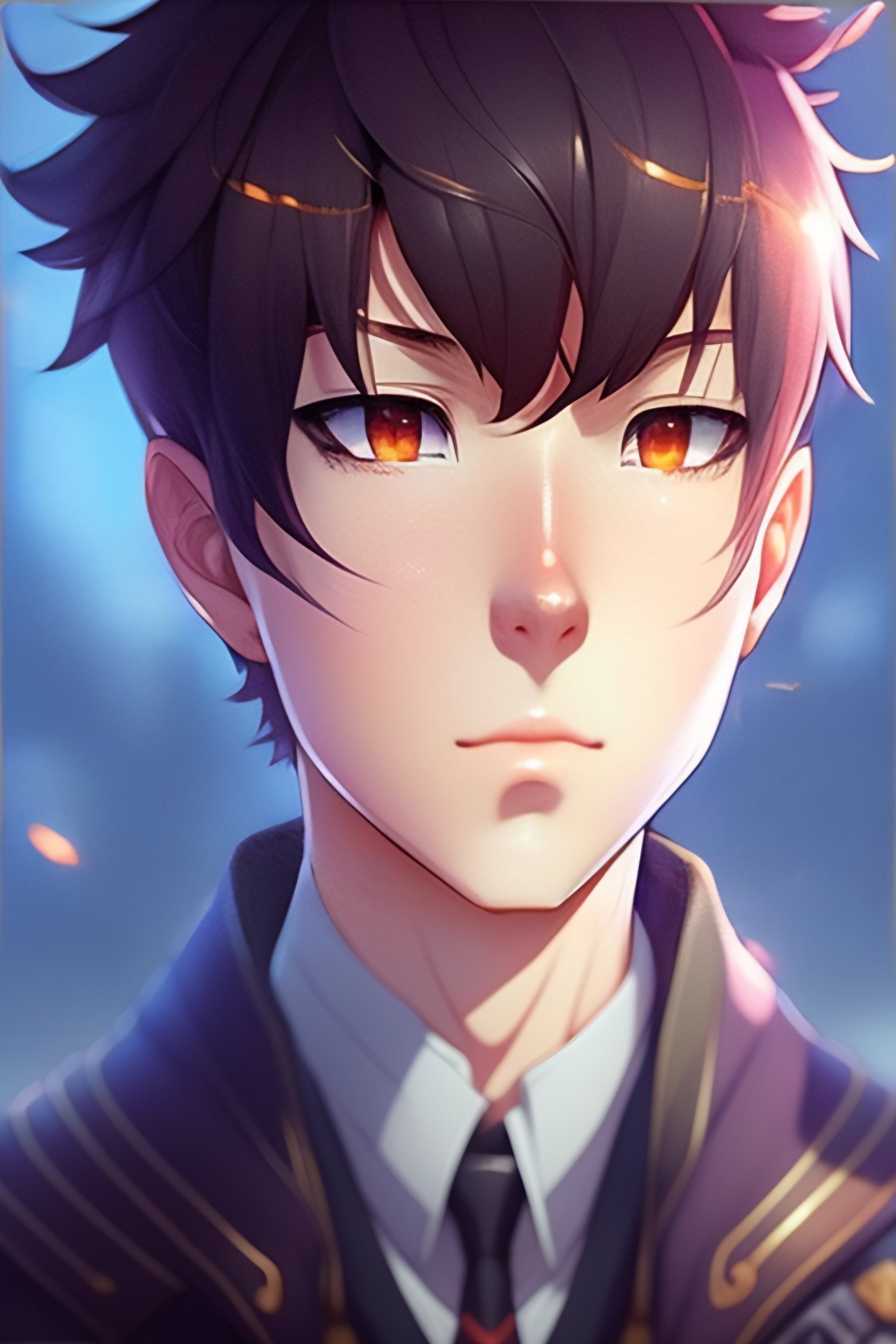 Lexica - Character concept art of an anime boy | | cute - fine - face,  pretty face, key visual, realistic shaded perfect face, fine details by  stanle...