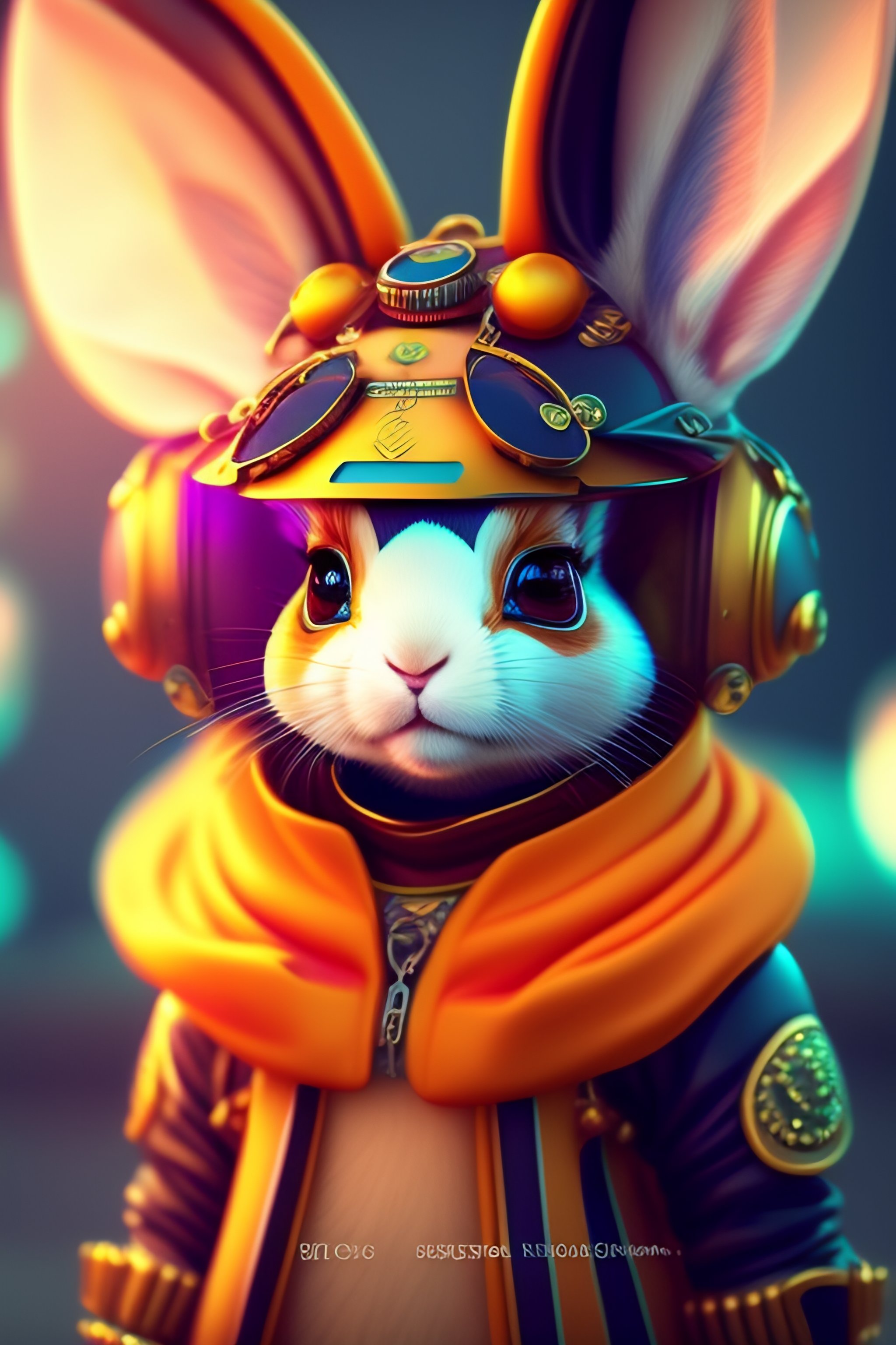 Lexica - A solar punk cute avatar in a futuristic world. Rabbit ...