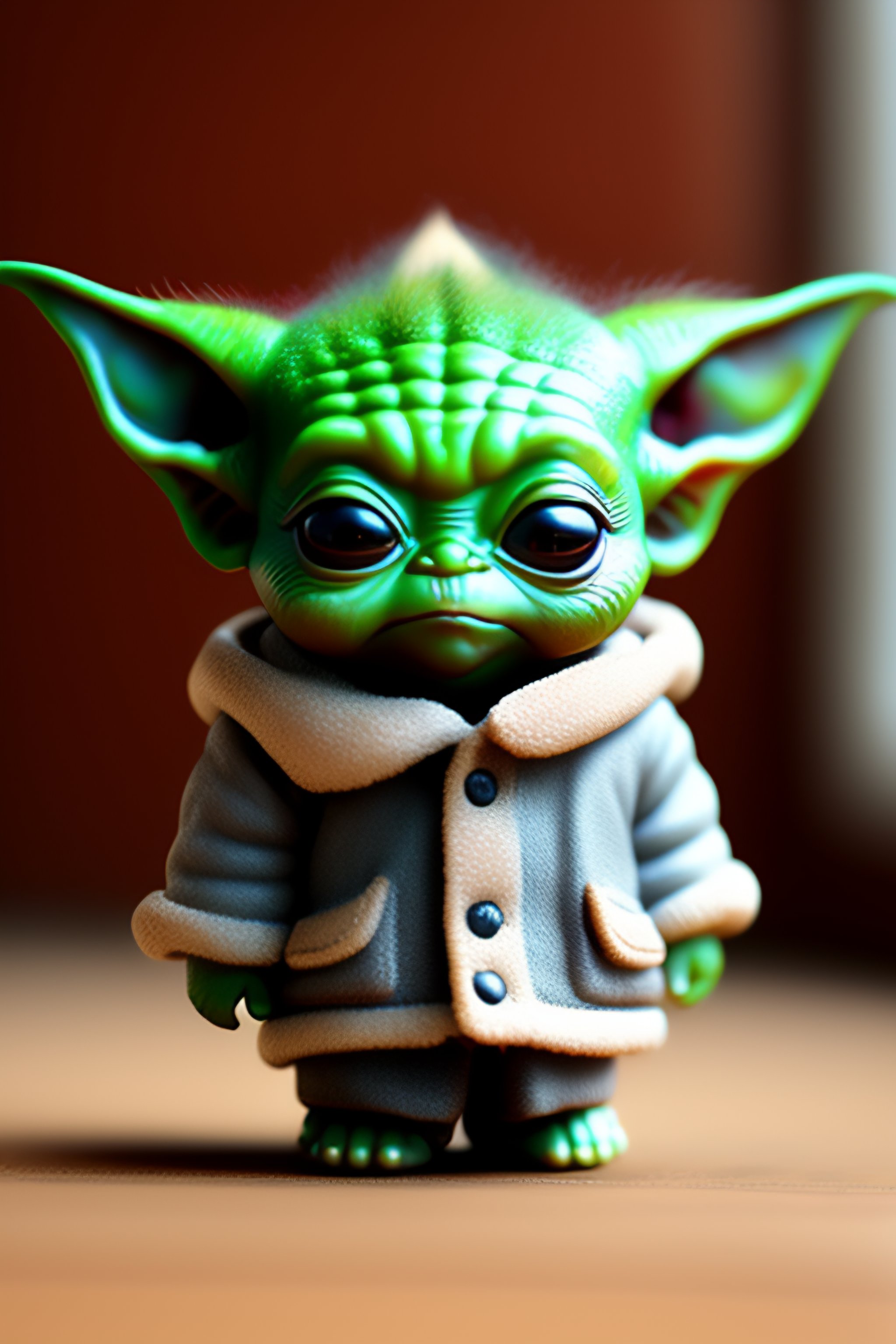 Lexica Baby Yoda as a bobble head