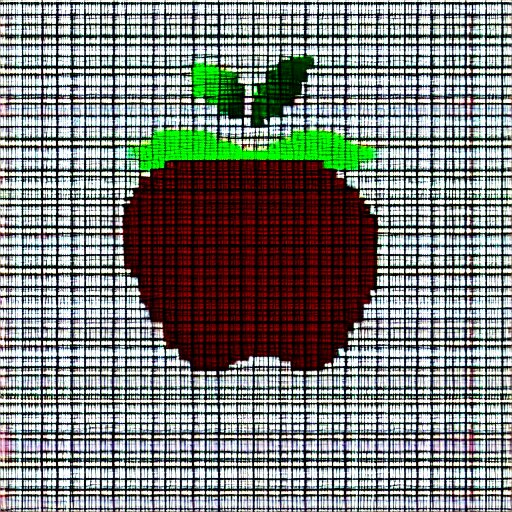 apple pixel art