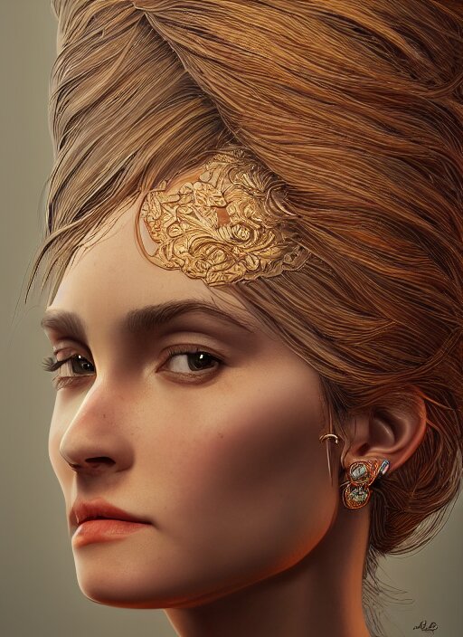 portrait of the most beautiful woman in the world, intricate, elegant, highly detailed, photorealistic, trending on artstation, digital art 