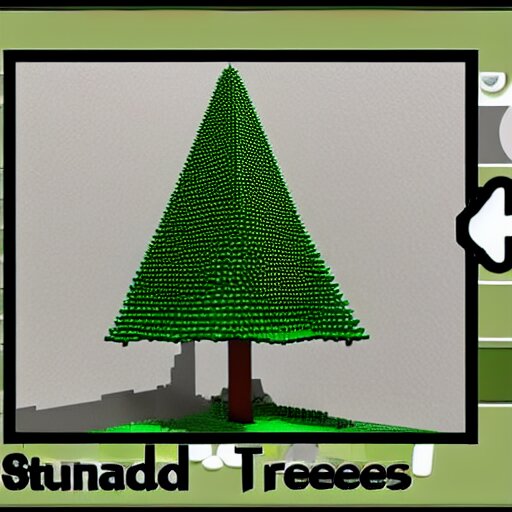 standard lego trees