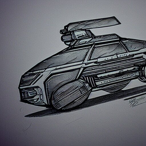 futuristic vehicle concept, etch a sketch art 