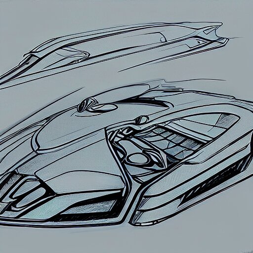 futuristic vehicle concept, etch a sketch art 