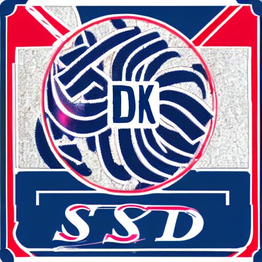 a logo for SD with two letters and also reading Stable Diffusion