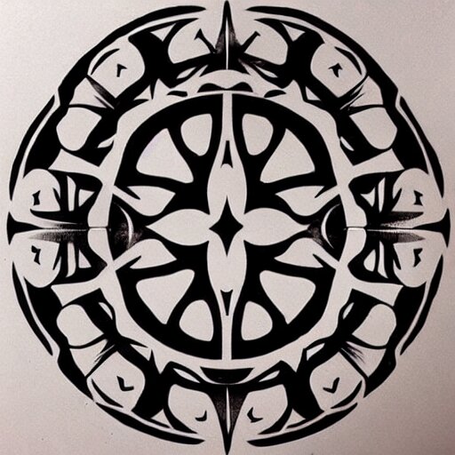 tattoo design, stencil, tattoo stencil, traditional, a world famous tattoo of a geometric table-s 100