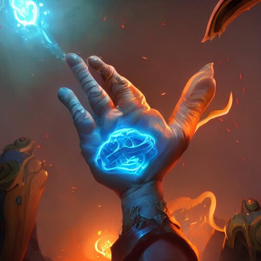 glowing magic hands with fingers floating in the air, hands, fingers, fingers, fingers, fingers, fingers, fingers, hands, hands, hands,, glowing fingers, blue theme, bright art masterpiece artstation. 8 k, sharp high quality artwork in style of jose daniel cabrera pena and greg rutkowski, concept art by tooth wu, blizzard warcraft artwork, hearthstone card game artwork, human anatomy 