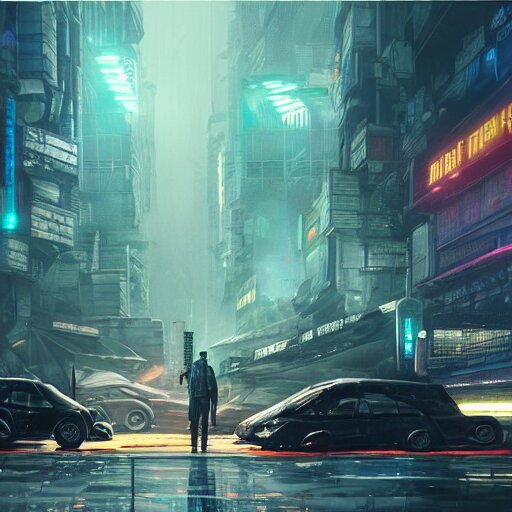 Lexica - Futuristic bleak dystopian city military checkpoint, altered ...