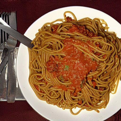 a big ol'plate of spagooder 