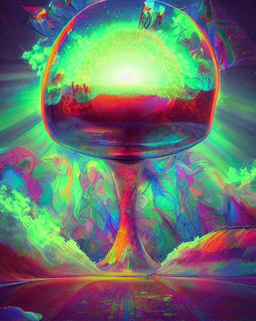 communication, digital artwork, trending on artstation, beautiful artwork, psychedelic colorization, influenced by mario martinez 