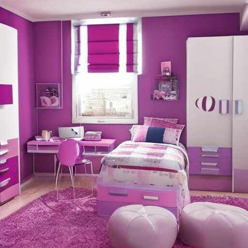 teen girls bedroom