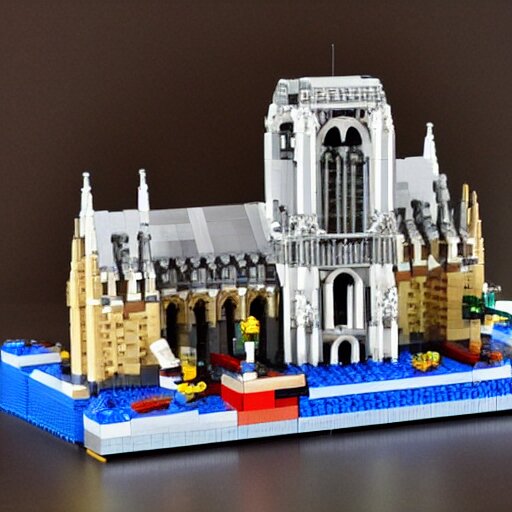 Notredame made with Lego