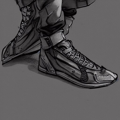 sneaker concept art, steampunk, sharp focus, illustration, concept art by tooth wu 