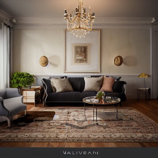 a detalied 3 d render of a country chic living room, by valentin franke, ilya galinsky trending of artstation, photorealism 