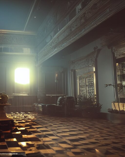 highly detailed vfx espresso, stephen bliss, unreal engine 5, global illumination, detailed and intricate environment 