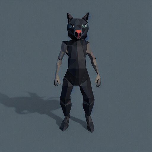 Playstation 1 PS1 low poly graphics portrait of furry anthro anthropomorphic wolf head animal person fursona wearing clothes in a futuristic foggy low-poly city alleway