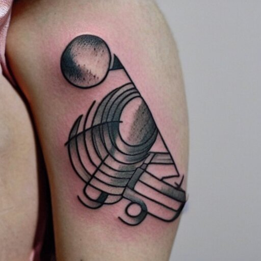 a tattoo inspired by the musical artist aurora. 