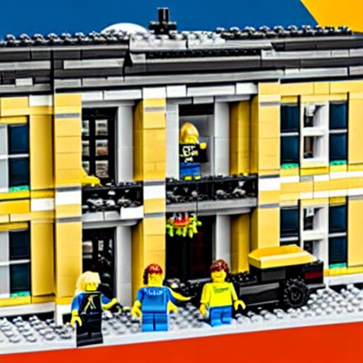 mar - a - lago fbi raid lego set 