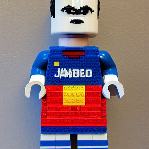 New Jersey made from lego bricks