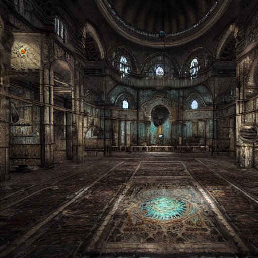 istanbul, lovecraft, cosmic horror, highly detailed, octane render, photorealistic 