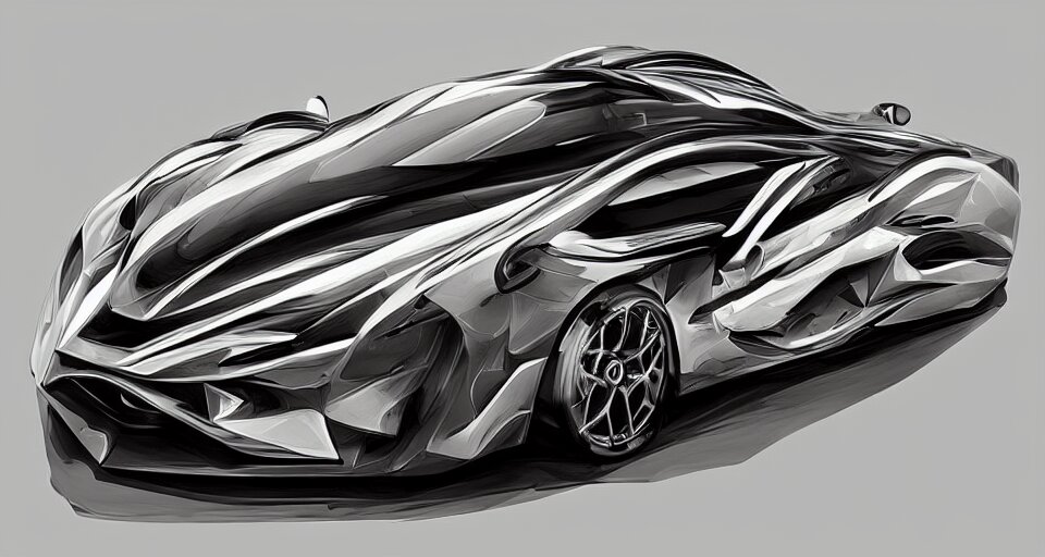 Automotive design art, digital art, trending on Behance,