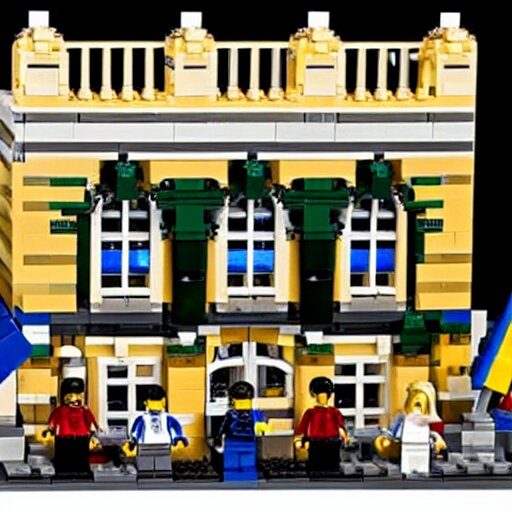 mar - a - lago fbi raid lego set 