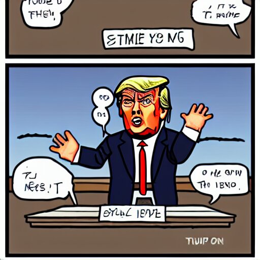 Lexica – Trump as a soyjack, digital art, comic, cartoon, funny, meme