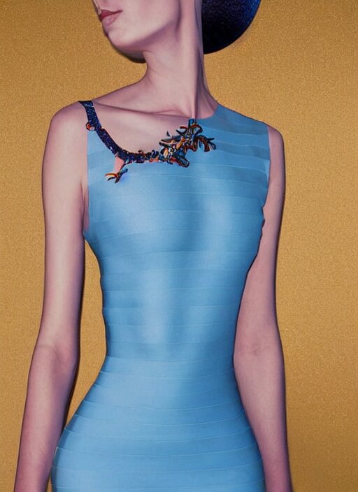 sleeveless straps sexy round collar top bandage party dress : : by martine johanna and simon stalenhag and chie yoshii and casey weldon and wlop : : ornate, dynamic, particulate, rich colors, intricate, elegant, highly detailed, centered, artstation, smooth, sharp focus, octane render, 3 d 