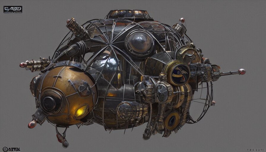 3 d high octane model of sputnik, fallout style, 8 k photorealistic, hd, high details, trending on artstation 