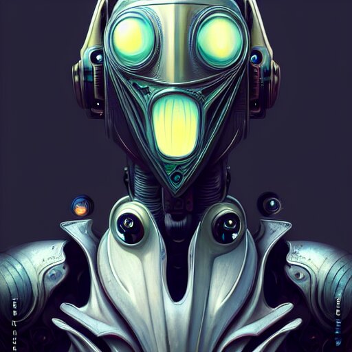 low angle portrait shot of a cyberpunk gazmask robot character, intricate, elegant, highly detailed, centered, digital painting, artstation, concept art, smooth, sharp focus, illustration, artgerm, Tomasz Alen Kopera, Peter Mohrbacher, donato giancola, Joseph Christian Leyendecker, WLOP, Boris Vallejo